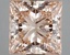 3.01 Ct. Fancy Intense Orangy Pink Princess Lab Grown Diamond