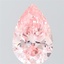 5.95 Ct. Fancy Vivid Pink Pear Lab Grown Diamond