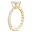 18K Yellow Gold Marseille Three-Quarter Coverage Diamond Ring, smallside view