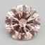 2.51 Ct. Fancy Intense Pink Round Lab Grown Diamond