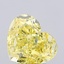 2.52 Ct. Fancy Intense Yellow Heart Lab Grown Diamond