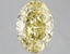 3.10 Ct. Fancy Intense Yellow Oval Lab Grown Diamond