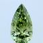 1.50 Ct. Fancy Vivid Green Pear Lab Grown Diamond
