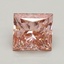 3.06 Ct. Fancy Intense Pink Princess Lab Grown Diamond
