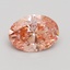 1.80 Ct. Fancy Intense Pink Oval Lab Grown Diamond