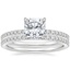 Platinum Luxe Ballad Perfect Fit Diamond Bridal Set