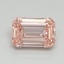 1.04 Ct. Fancy Intense Pink Emerald Lab Grown Diamond