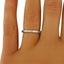 The Vionnet Ring, smalltop view on a hand