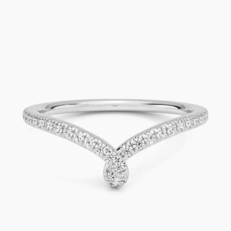 Entwined Contour Diamond Ring (1/5 ct. tw.) in 18K White Gold