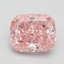 2.00 Ct. Fancy Intense Pink Cushion Lab Grown Diamond