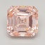3.50 Ct. Fancy Intense  Pink Asscher Lab Grown Diamond