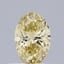 0.33 Ct. Fancy Yellow Oval Lab Grown Diamond