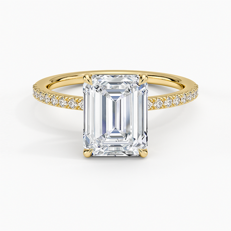Perfect Fit Half-Coverage Diamond Engagement Ring