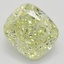 1.53 Ct. Fancy Light Yellow Cushion Diamond