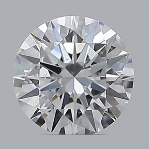 Round diamond — real photo