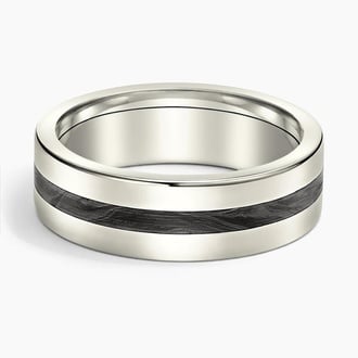 Boulevard 7mm Wedding Ring in 18K White Gold