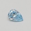 0.33 Ct. Fancy Vivid Blue Pear Lab Grown Diamond