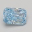 1.99 Ct. Fancy Vivid Blue Radiant Lab Grown Diamond