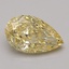 2.14 Ct. Fancy Vivid Yellow Pear Lab Grown Diamond