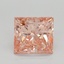 2.04 Ct. Fancy Vivid Pink Princess Lab Grown Diamond