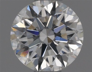 Round diamond — real photo