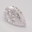 1.04 Ct. Faint Pink Pear Diamond