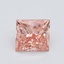 3.02 Ct. Fancy Intense Pink Princess Lab Grown Diamond