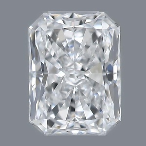 Radiant diamond — real photo