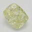 1.16 Ct. Fancy Light Yellow Cushion Diamond