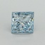 1.03 Ct. Fancy Vivid Blue Princess Lab Grown Diamond