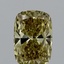 1.02 Ct. Fancy Intense Yellow Cushion Lab Grown Diamond