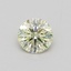 0.30 Ct. Fancy Light Yellowish Green Round Lab Grown Diamond