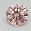 2.02 Ct. Fancy Intense Pink Round Lab Grown Diamond