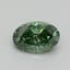 0.80 Ct. Fancy Vivid Pacific Green Oval Lab Grown Diamond
