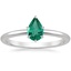 Platinum Secret Halo 1.5mm Diamond Ring, smalltop view