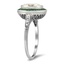 The Viejo Ring, smalltop view on a hand