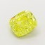 1.01 Ct. Fancy Intense  Yellow Cushion Lab Grown Diamond
