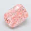 11.31 Ct. Fancy Vivid Pink Cushion Lab Grown Diamond