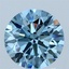 2.03 Ct. Fancy Vivid Blue Round Lab Grown Diamond