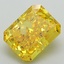 2.53 Ct. Fancy Vivid Yellow Radiant Lab Grown Diamond