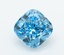 3.20 Ct. Fancy Vivid  Blue Cushion Lab Grown Diamond