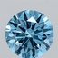 2.00 Ct. Fancy Vivid  Blue Round Lab Grown Diamond