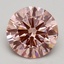 2.52 Ct. Fancy Intense Pink Round Lab Grown Diamond