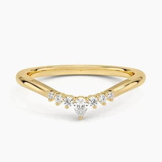Petite Lunette Contour Diamond Ring (1/10 ct. tw.)