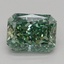 1.53 Ct. Fancy Vivid Green Radiant Lab Grown Diamond