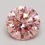 1.78 Ct. Fancy Intense Pink Round Lab Grown Diamond