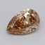 0.51 Ct. Fancy  Brown Pear Lab Grown Diamond