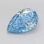 2.75 Ct. Fancy Vivid Blue Pear Lab Grown Diamond