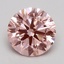 1.80 Ct. Fancy Intense Pink Round Lab Grown Diamond