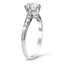 The Della Ring, smalltop view on a hand